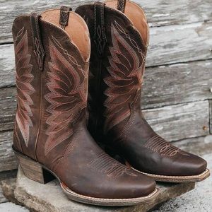 Arita leather western boots